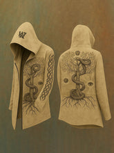 Vintage-Strickjacke im Viking-Stil für Herren